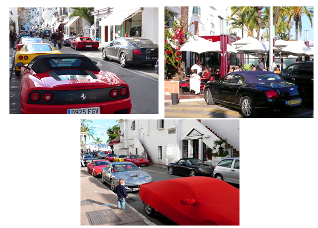 Ferrari�s in Puerto Banus, Marbella