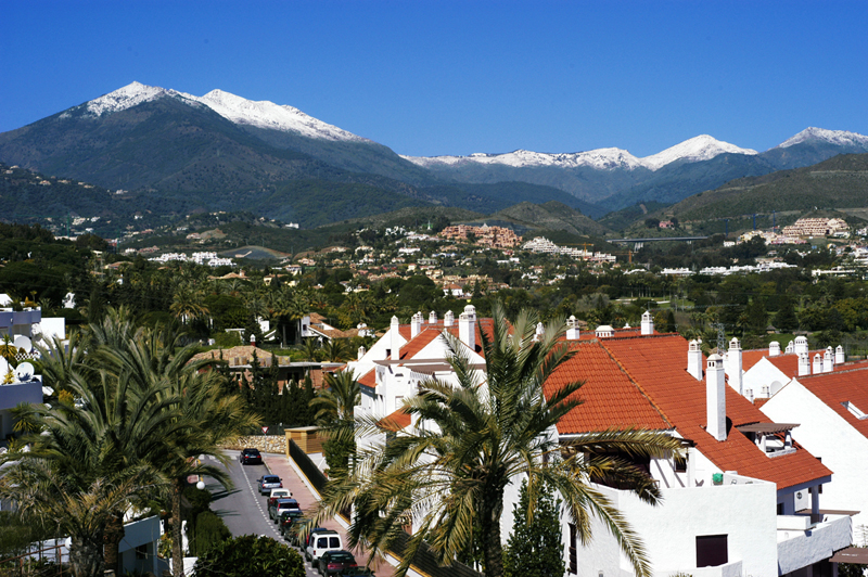 marbella Sneeuw op de sierra de las Nieves 1
