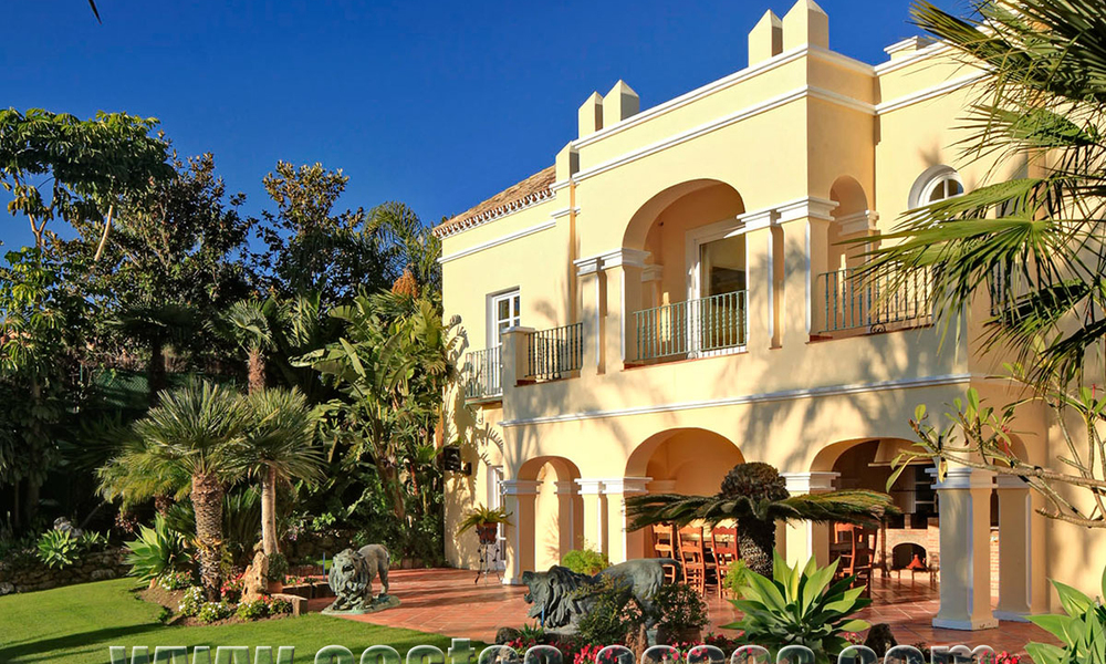 Classical chateau styled mansion villa for sale in Nueva Andalucía, Marbella 22638