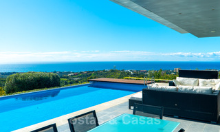 Move in ready! Modern villa for sale with stunning open sea views just east of Marbella centre 32717 