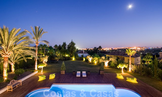 Impressive contemporary luxury villa with guest apartment for sale in the Golf Valley of Nueva Andalucia, Marbella 22608 