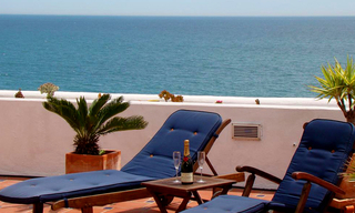 Beachfront penthouse apartment for sale in Estepona 0