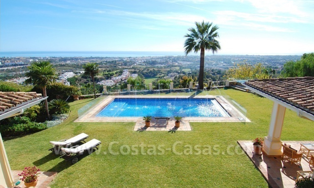 Exclusive villa for sale with a panoramic views, prestigious gated community, Marbella – Benahavis 11