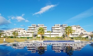 Modern luxury golf apartments with sea views for sale in the area of Marbella - Benahavis 0