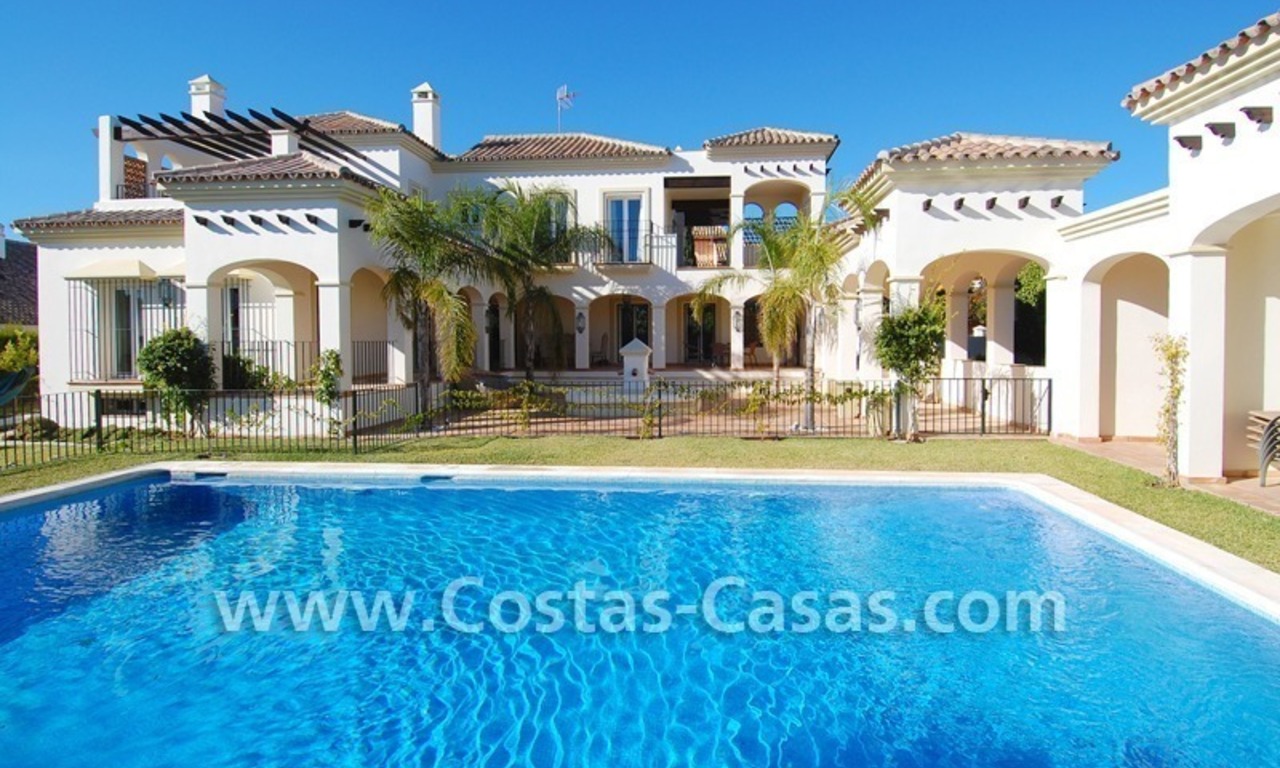 Luxury beachside villa for sale in Marbella 0