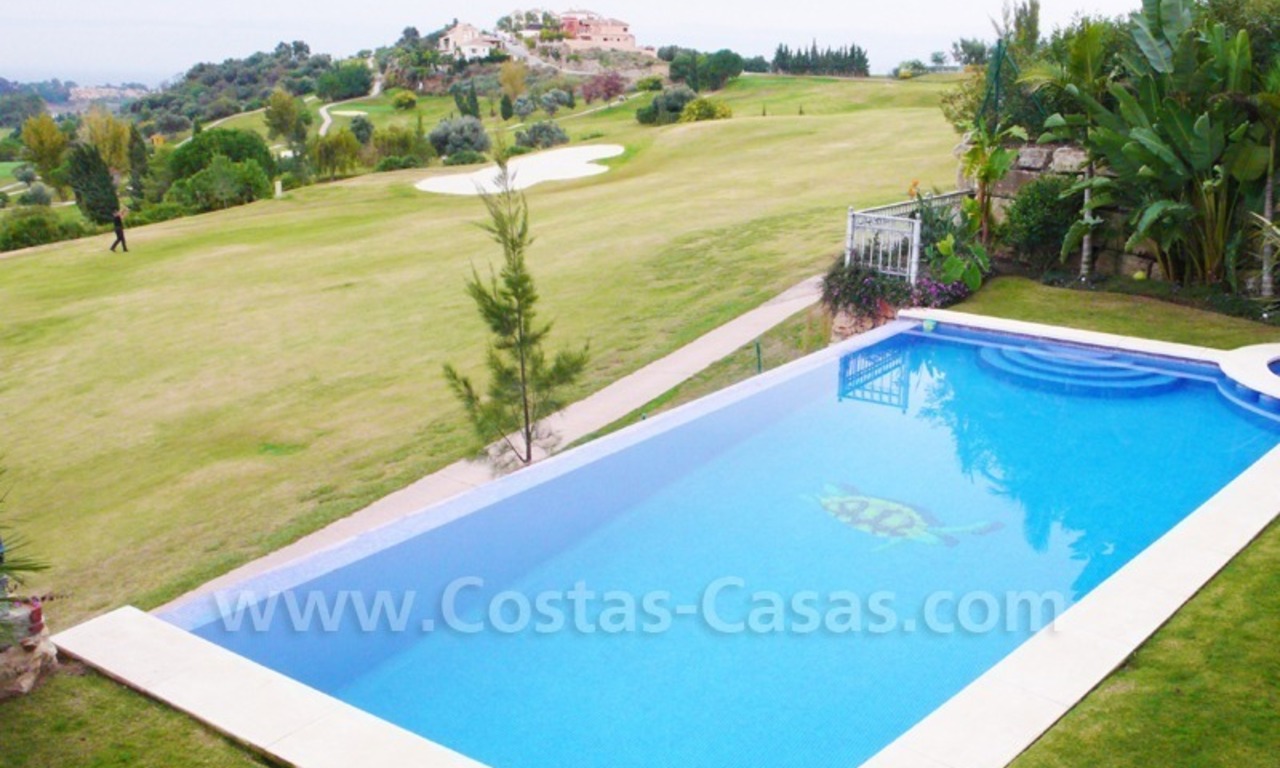 Large exclusive first line golf mansion villa for sale in Marbella – Benahavis. 2
