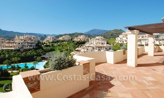 Luxury ample penthouse apartment for sale on golf course, Marbella – Benahavis 0
