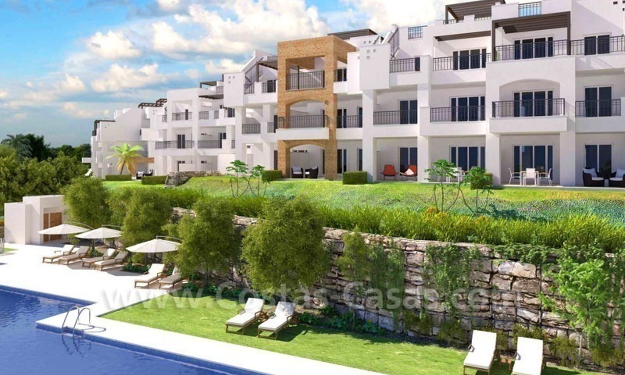 Ready to move in Bargain golf apartments and penthouses for sale in Marbella - Benahavis with golf and sea views 0