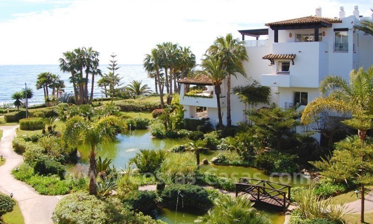 Spacious luxury apartment for sale on the beachfront complex in Puente Romano, Golden Mile – Marbella 1