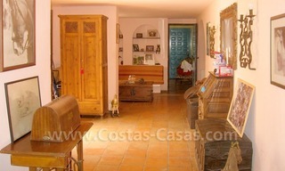 Rustic styled villa with paddock and stables for sale in Marbella at the Costa del Sol 19