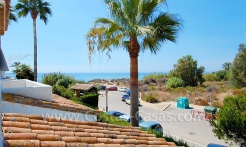 Frontline beach townhouses for sale in Marbella east 