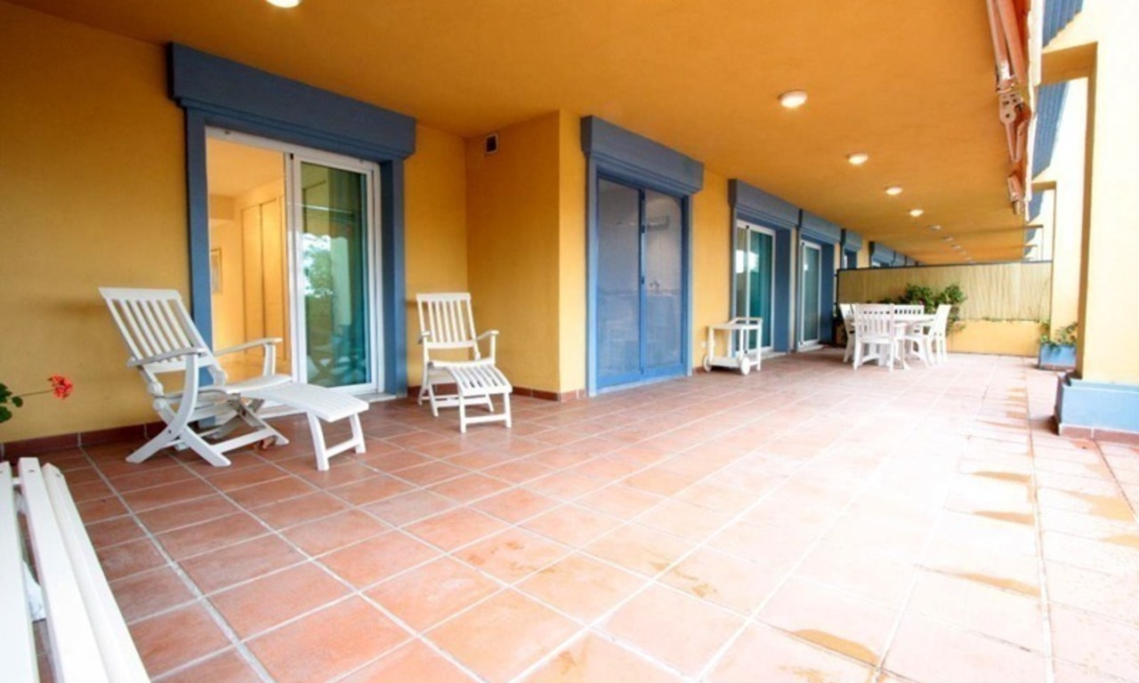 Beachside spacious 4 bedroom garden apartment for sale in Marbella east 0