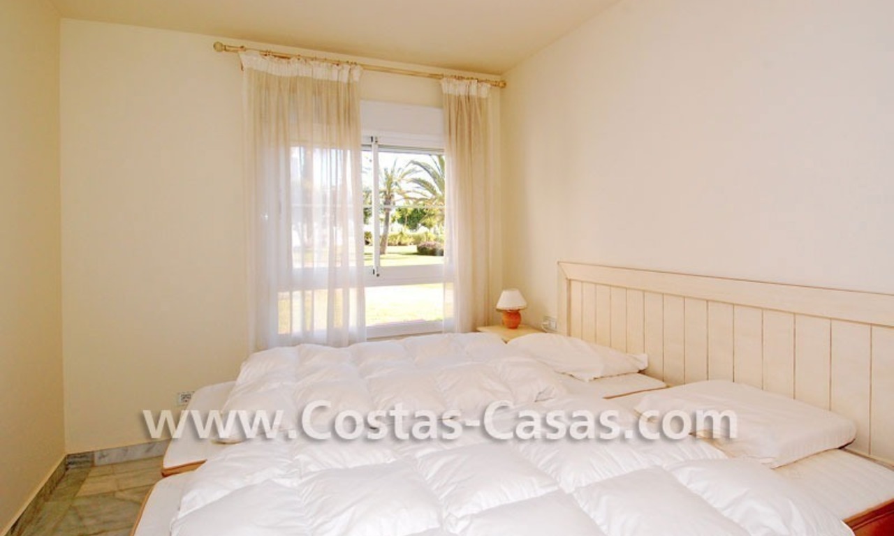 First line beach apartment for sale in Frontline beach gated complex at San Pedro te Marbella 10