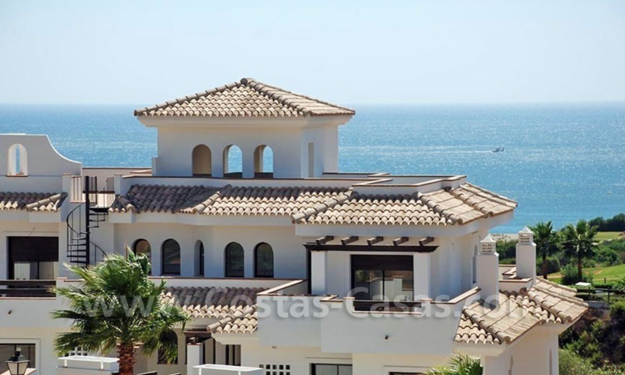 Bargain Luxury frontline golf and first line beach apartments for sale at the Costa del Sol 6