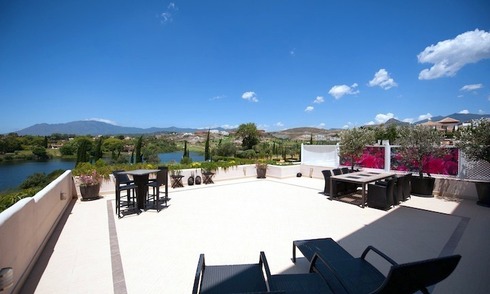 Large luxury apartment for sale on golf resort in the area of Marbella – Benahavis – Estepona 