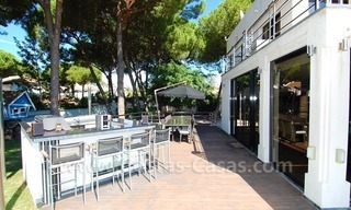 Modern style front line beach villa for holiday rent in Marbella 2
