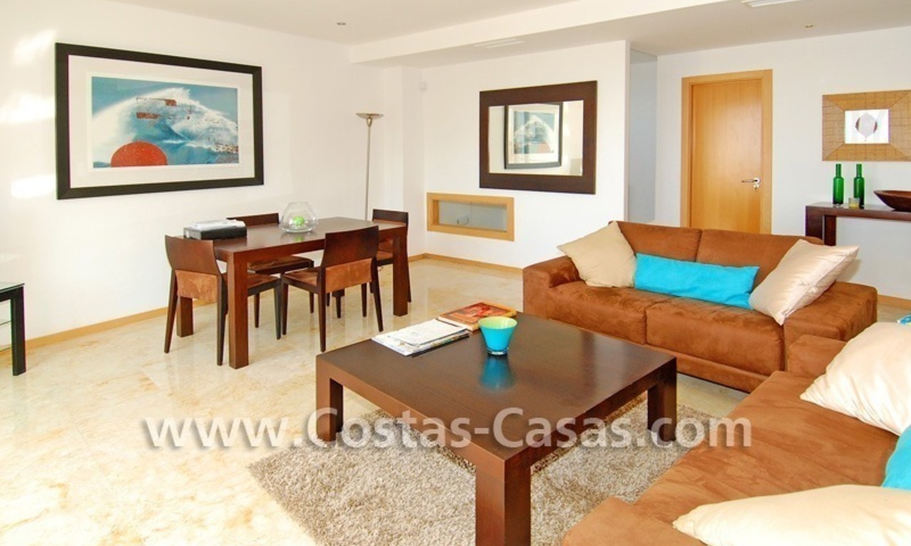 Modern style luxury apartment for holiday rent in Marbella 2