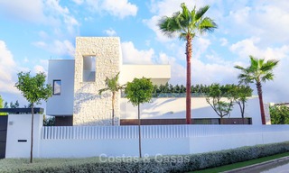 New modern luxury design villas for sale, Marbella - Benahavis, ready to move in, golf and sea views 7071 