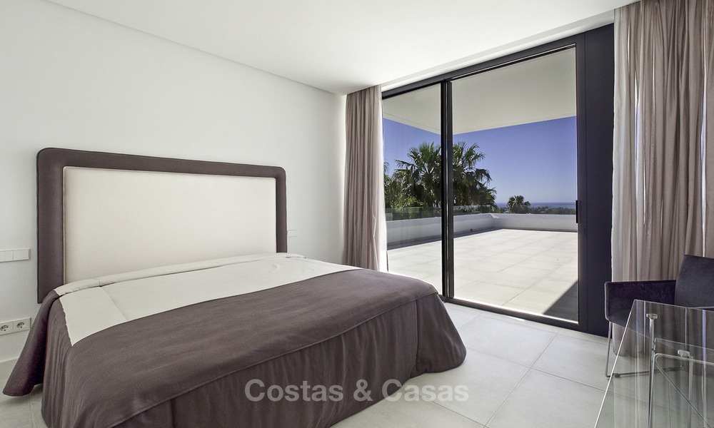 New modern luxury design villas for sale, Marbella - Benahavis, ready to move in, golf and sea views 13546
