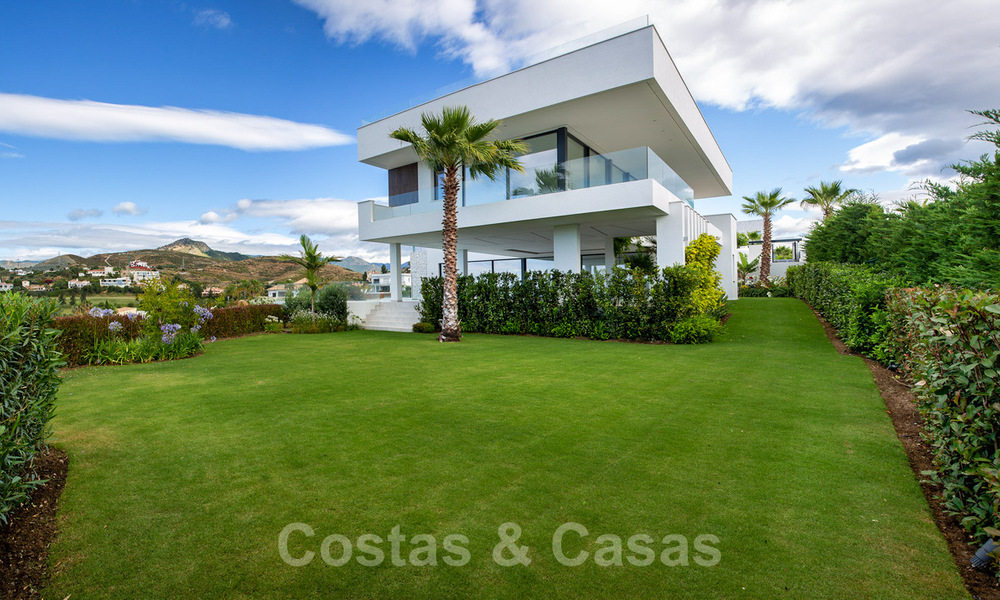 New modern luxury design villas for sale, Marbella - Benahavis, ready to move in, golf and sea views 35638