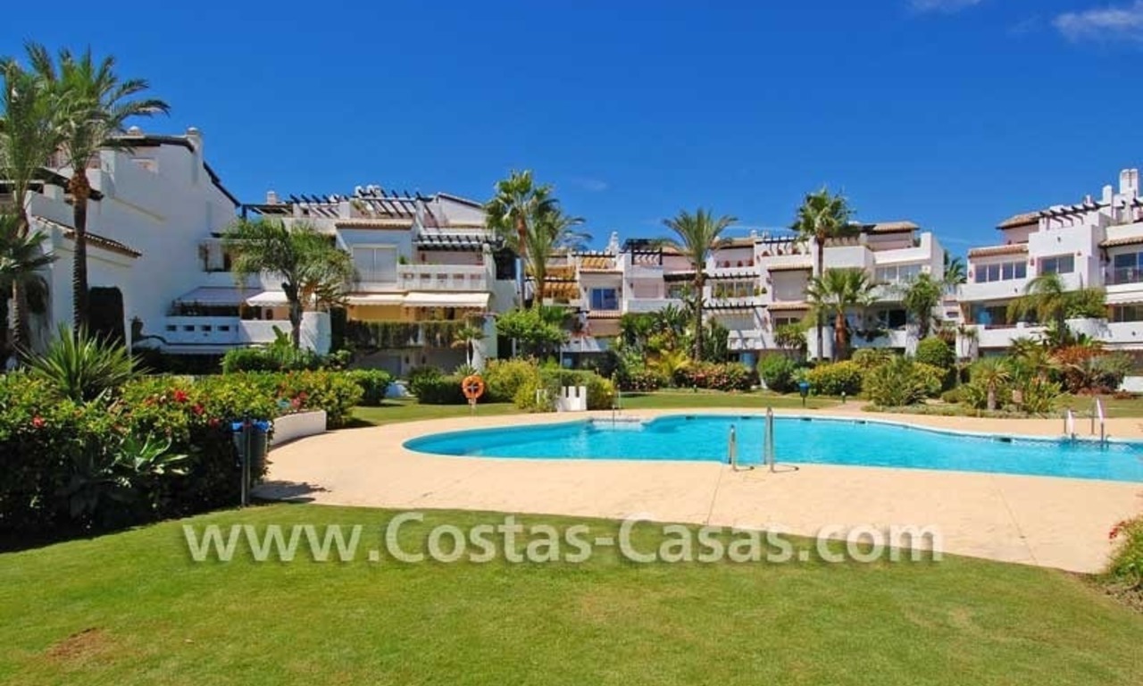 Luxury first line beach ground floor apartment for sale, frontline beach, New Golden Mile, Marbella - Estepona 18