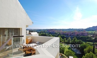 Luxury frontline golf modern penthouse for sale in a 5*golf resort, Benahavis - Estepona - Marbella 2