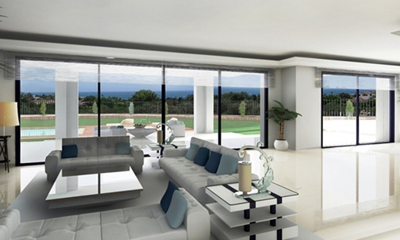 Modern villa under construction for sale, Marbella – Benahavis 0