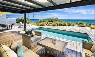 Modern beachfront villa for sale in Marbella with breathtaking sea views 1199 