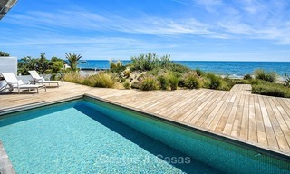 Modern beachfront villa for sale in Marbella with breathtaking sea views 1202 