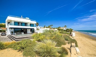Modern beachfront villa for sale in Marbella with breathtaking sea views 1215 