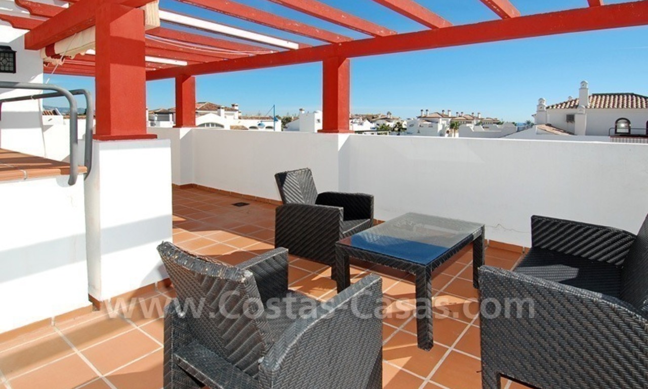 Corner penthouse apartment close to the beach for sale in Marbella 0