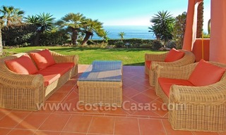 Luxury front line beach apartment for sale, first line beach complex, New Golden Mile, Marbella - Estepona 0