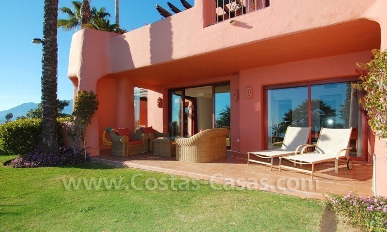 Luxury front line beach apartment for sale, first line beach complex, New Golden Mile, Marbella - Estepona 2