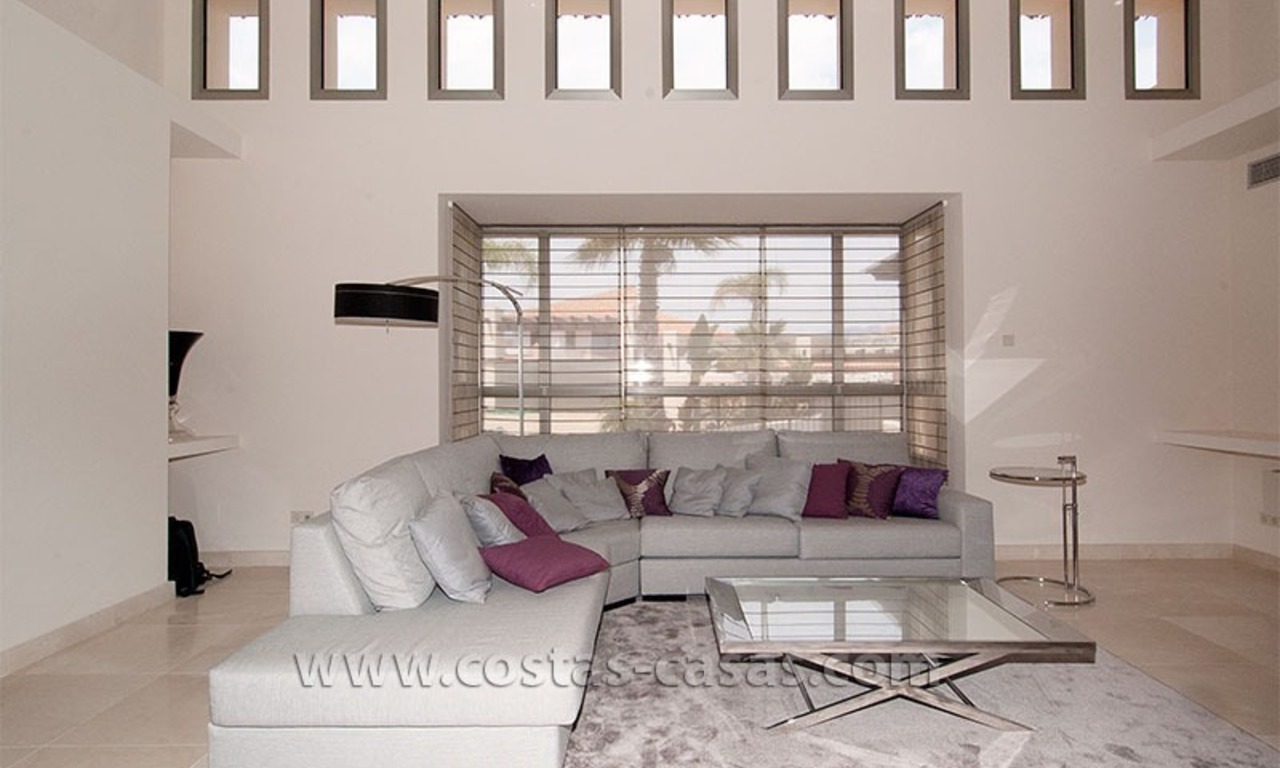Modern andalusian style villa for sale, golf resort, New Golden Mile, between Marbella, Benahavis - Estepona 7