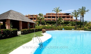 Opportunity! Luxury apartment for sale, with sea view, frontline golf complex in Marbella - Benahavis 14