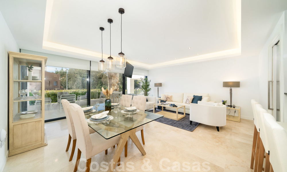 Beautiful new modern townhouse for sale on the Golden Mile, Marbella. Last unit. Key ready. 28559