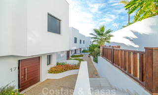 Beautiful new modern townhouse for sale on the Golden Mile, Marbella. Last unit. Key ready. 28570 