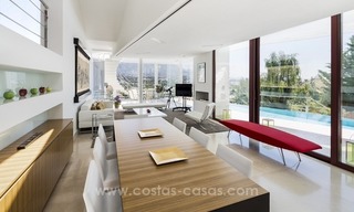 For Sale in Nueva Andalucia, Marbella: Designer Villa with panoramic golf, mountain and sea views 6