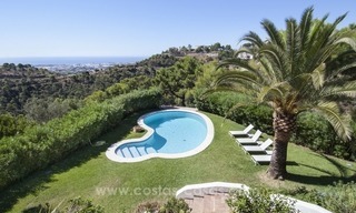 Superb and elegant Provence Charm villa for sale in exclusive El Madroñal, Benahavis - Marbella, with exceptional sea views 23