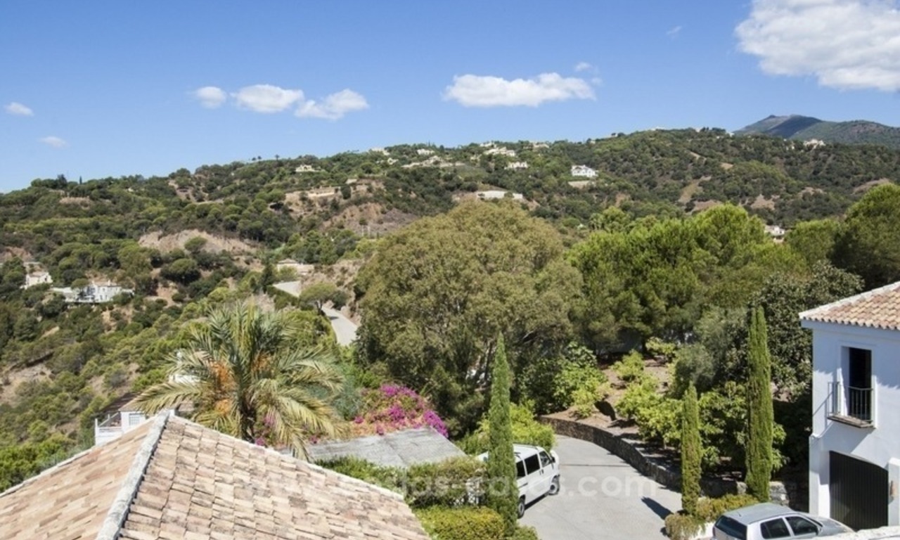 Superb and elegant Provence Charm villa for sale in exclusive El Madroñal, Benahavis - Marbella, with exceptional sea views 31