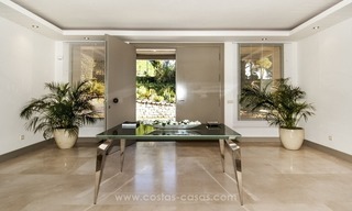 New frontline golf contemporary luxury villa for sale in East Marbella 15