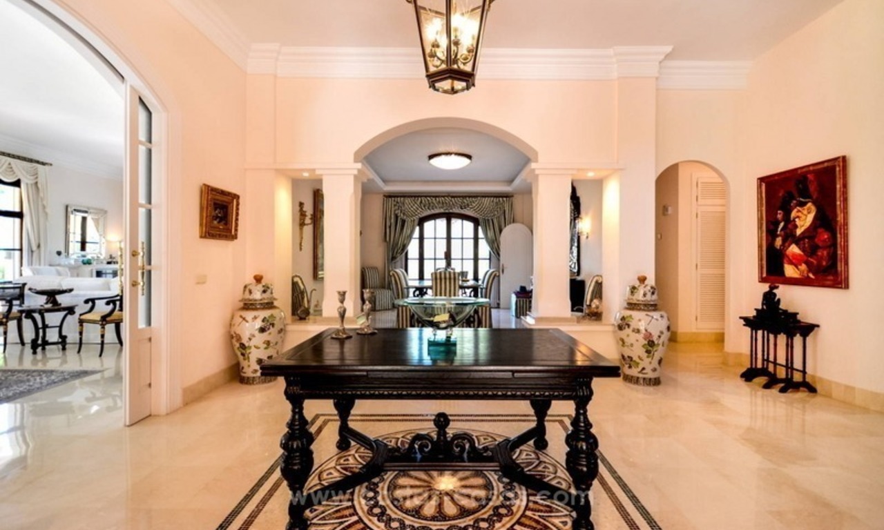 Luxury villa for sale, front line golf, in Marbella East 13