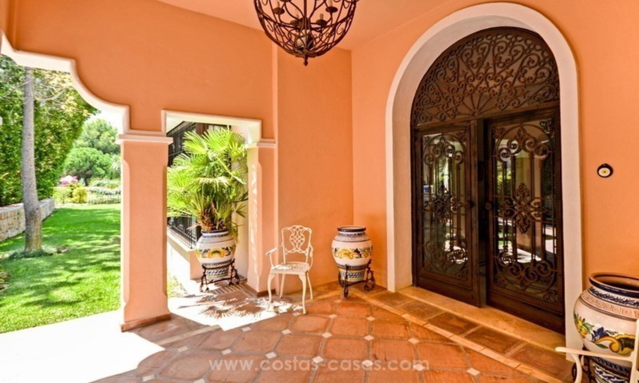 Luxury villa for sale, front line golf, in Marbella East 11