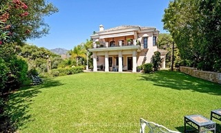 Luxury villa for sale, front line golf, in Marbella East 8