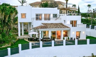 Modern contemporary villa with excellent panoramic sea views in Marbella 0