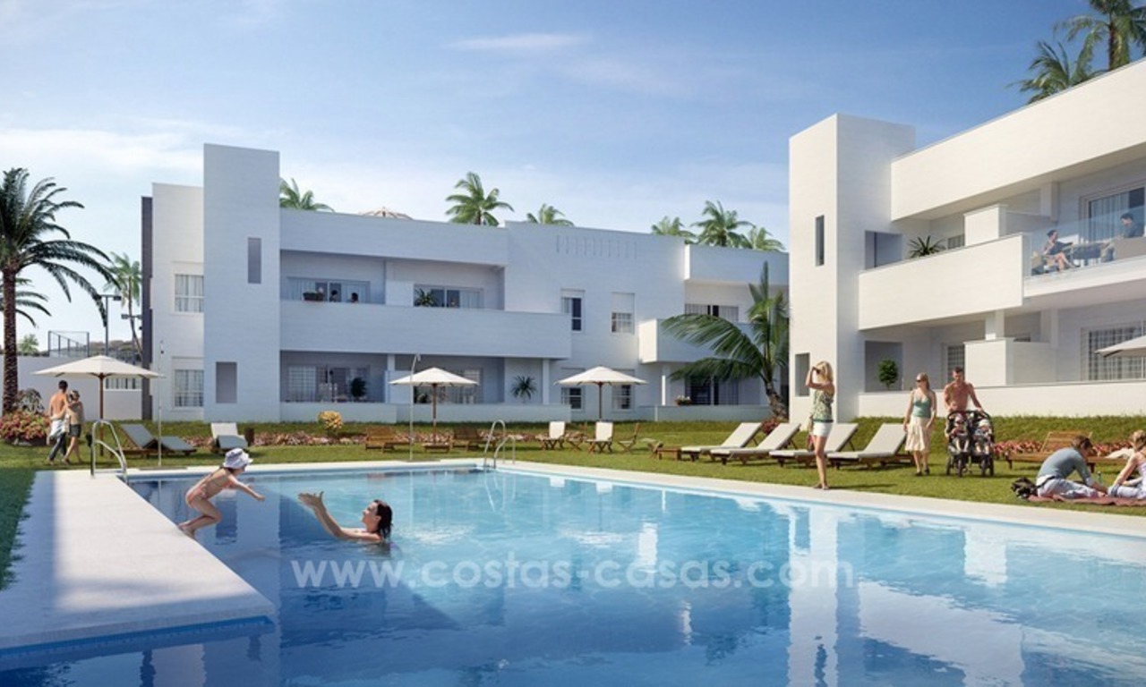 New modern 2 or 3 bedrooms apartments for sale in Nueva Andalucía, Marbella 0