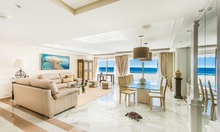 Exclusive upmarket frontline beach apartment for sale in Marbella center 2
