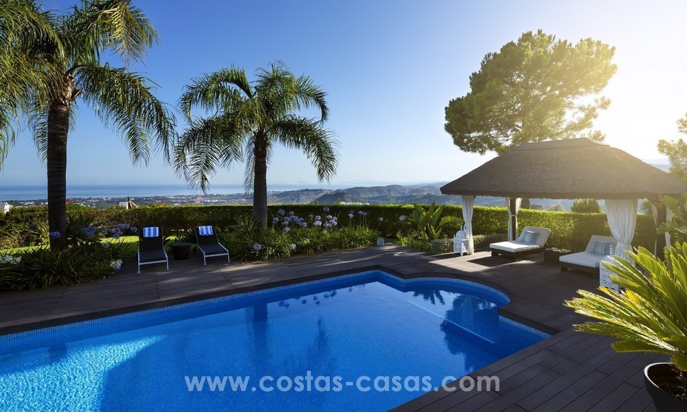 Marbella - Benahavis for Sale: Ultimate Panoramic Sea Views and Fully Refurbished Villa 434