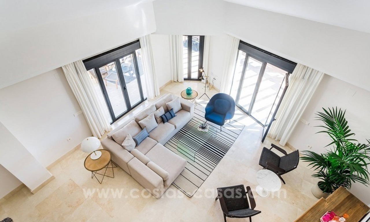Large corner penthouse for sale with sea and mountain views in the heart of San Pedro, Marbella 10