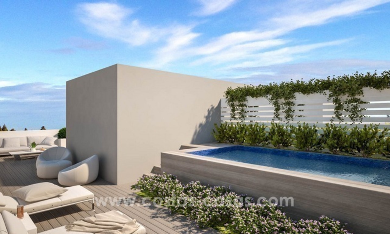 Luxury modern new townhouses for sale in East Marbella 6